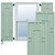 EnduraCore Composite Hastings Shutters (Per Pair) - Seaglass