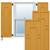EnduraCore Composite Hastings Shutters (Per Pair) - Turmeric