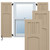 EnduraCore Composite San Miguel Mission Style Shutters (Per Pair) - Primed
