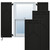 EnduraCore Composite Shaker Shutters (Per Pair) - Black