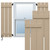EnduraCore Composite Two Board Spaced Board-n-Batten Shutters (Per Pair) - Primed