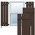 EnduraCore Composite Two Board Spaced Board-n-Batten Shutters (Per Pair) - Raisin Brown