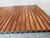 Tiny Slats Polystyrene Wood Ceiling Panels  112 in x 12 in - MG2004 - Mahogany -  (Pack of 10) / 93 sqft - Close Up View