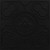 Gothic Fleur - Faux Tin Ceiling Tile - #334 - 24" x 24" - Black
