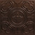 Gothic Fleur - Faux Tin Ceiling Tile - #334 - 24" x 24" - Mocha