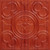 Gothic Fleur - Faux Tin Ceiling Tile - #334 - 24" x 24" - Dark Cherry