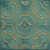 Gothic Fleur - Faux Tin Ceiling Tile - #334 - 24" x 24" - Vintage Tin