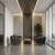 Linear WPC Wall Slat Panels - Installed
