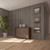 Linear WPC Wall Slat Panels - Installed