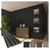 Linear WPC Exterior Wall Slat Siding and Cladding Panels 94.5 in x 8.62 in - Black - (Pack of 5) / 28.27 sqft
