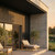 Linear WPC Wall Slat Panels - Installed