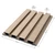 Linear WPC Exterior Wall Slat Siding and Cladding Panels 94.5 in x 8.62 in - Cream - Pack - Measurement