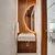 Linear WPC Wall Slat Panels - Installed