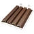 Linear WPC Exterior Wall Slat Siding and Cladding Panels 94.5 in x 8.62 in - Ipe - Pack - Measurement