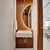 Linear WPC Wall Slat Panels - Installed