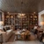 Foam Wood Ceiling Planks 39 in x 6 in Dark Walnut - Packs - Installed