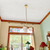 Foam Wood Ceiling Planks 39 in x 6 in Old Mill White - Packs - Installed