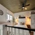 Foam Wood Ceiling Planks 39 in x 6 in Light Walnut - Packs - Installed