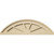 Segment Arch Signature Urethane Pediment, Primed Tan - 4 Spoke