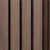 Aris Square Interior & Exterior Wall Slat Panels 120 in x 8 in - (Pack of 4) / 26.7 sqft - Nogal