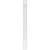 TrueCraft Flat Panel Pilaster with Standard Capital & Base, Architectural Grade PVC