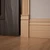 Americraft Solid Hardwood Stain Grade Traditional Plinth Block - Installed
