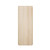 Americraft Solid Hardwood Stain Grade Smooth Plinth Block with Beveled Edge - 2 1/2"W x 6 1/2"H x 1 1/8"P - White Oak