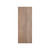 Americraft Solid Hardwood Stain Grade Smooth Plinth Block with Decorative Edge - Walnut - Back Side View