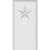 Standard Foster Star Plinth Block With Rounded Edge