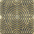 Deco Arches - Faux Tin Ceiling Tile - Glue Up - 24 in x 24 in - #DCT84 - Ancient Gold