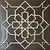 Moroccan Star - Faux Tin Ceiling Tile - 24 in x 24 in - #DCT85 - Traditional Silver