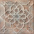 Moroccan Star - Faux Tin Ceiling Tile - 24 in x 24 in - #DCT85 - Washed Brown