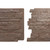 EverStone - Acadia Ledge - Faux Stone Panel - 49 in x 25.5 in x 1.25 in - Autumn Bronze 