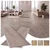 Blues Herringbone SPC Vinyl Flooring Planks - 29.5 in x 5.9 in - King Oak - Covers 16.94 sq. ft. per pack