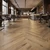 Blues Herringbone SPC Vinyl Flooring Planks - 29.5 in x 5.9 in - Walker Oak - Covers 16.94 sq. ft. per pack - Installed Image