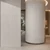 White Travertine Exterior Flexible Clay Stone 4 ft. x 8 ft. Wall Panel - Installed White Travertine Exterior Flexible Clay Stone 4 ft. x 8 ft. Wall Panel - Installed