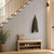 Roman Pillar Lime Yellow Convex Exterior Flexible Clay Stone  23.5 in. x 117.3 in. Wall Panel - Installed