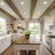 Heritage Faux Wood Round Beams - 4 ft. Length -  Adobe Peeled - Installed