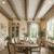 Heritage Faux Wood Round Beams - 10 ft. Length -  Adobe Peeled - Installed