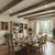 Heritage Faux Wood Round Beams - 20 ft. Length -  Adobe Peeled - Installed
