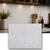 Savannah MirroFlex Distressed White 18 in. x 24 in. Glue-Up PVC Backsplash Kit