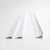 MirroFlex 18 in. White 2 J-Trims & 1 Inside Corner Trim