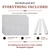 Savannah MirroFlex Distressed White 18 in. x 24 in. Glue-Up PVC Backsplash Kit