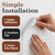 Savannah MirroFlex White Matte 18 in. x 24 in. Glue-Up PVC Backsplash Kit - Featured Image