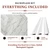 Subway MirroFlex Marble 18 in. x 24 in. Glue-Up PVC Backsplash Kit 
