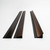 MirroFlex 18 in. Oil Rubbed Bronze 2 J-Trims & 1 Inside Corner Trim