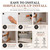 Gopi MirroFlex Brushed Nickel 18 in. x 24 in. Glue-Up PVC Backsplash Kit - Featured Image