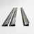 MirroFlex 18 in. Crosshatch Silver 2 J-Trims & 1 Inside Corner Trim
