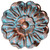 FAD Hand Painted Rosette Helene 3-7/8 in. OPRF-007-CGP