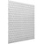 Coin - Faux Tin Ceiling Tile - Drop In - 24 in x 24 in - #V3002 - Pack - White Matte - Side View
